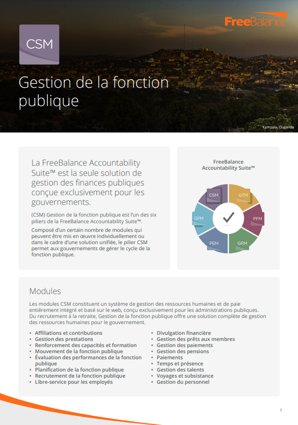 Gestion de la fonction publique (Français)